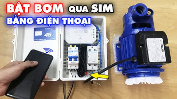 Tủ Điều Khiển Bật Tắt Bơm Từ Xa Bằng Điện Thoại Qua Sim CS1314 220V - 3kW | Cơ Điện Shop