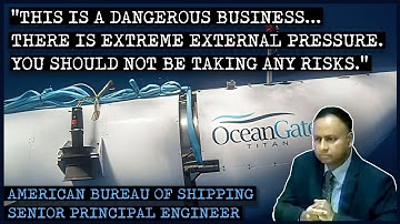 American Bureau of Shipping Sr. Principal Engineer Testifies | U.S. Coast Guard Hearing (OceanGate)