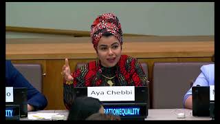 Aya Chebbi - Generation Equality Forum Event at #CSW68