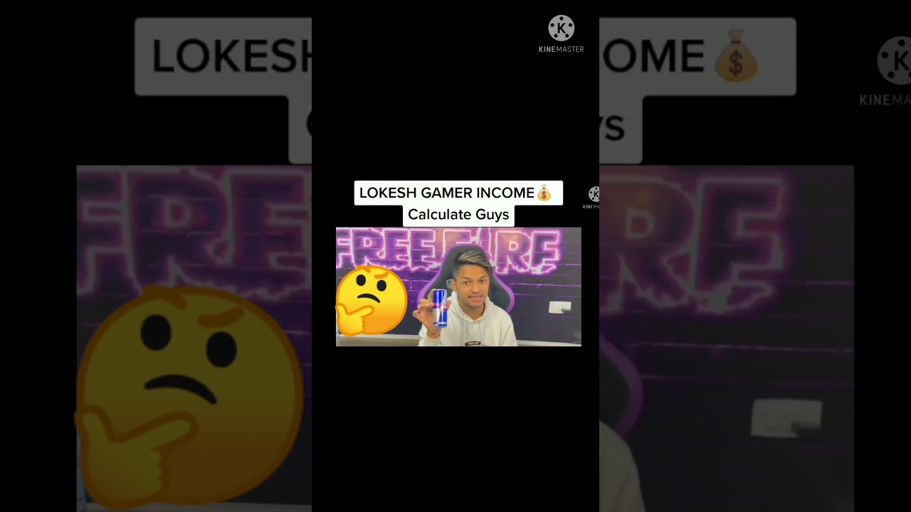 Lokesh gamer income🤔