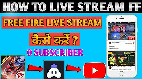 Turnip App se Live Stream kaise kare | How to Live stream in free fire youtube with turnip app 2022