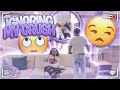 IGNORING MY CRUSH PRANK *funny reaction😭* | Sharaya Danáe