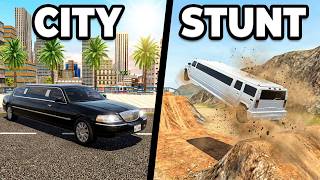 Offroad Limo City Drive - Crazy Limo Stunts & Taxi Driving - Free Browser Offroad Games screenshot 1