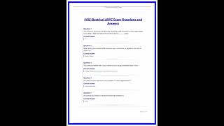 IYRS Electrical ABYC Exam Questions and Answers 636x882