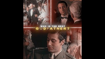 Who was the BEST godfather? Comment below ⬇️ | The Godfather Edit