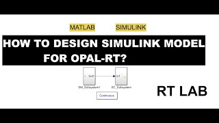How to design SIMULINK model to run with OPAL-RT / RT LAB?? Profile