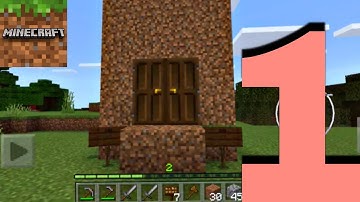 Minecraft - Gameplay Walkthrough Part 1 - First Day House (iOS, Android)
