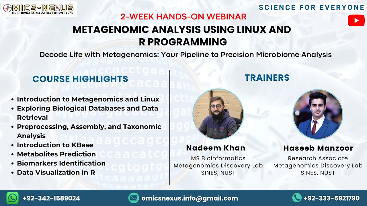 What You’ll Learn in Our 2-Week Metagenomics Training | Step-by-Step Breakdown