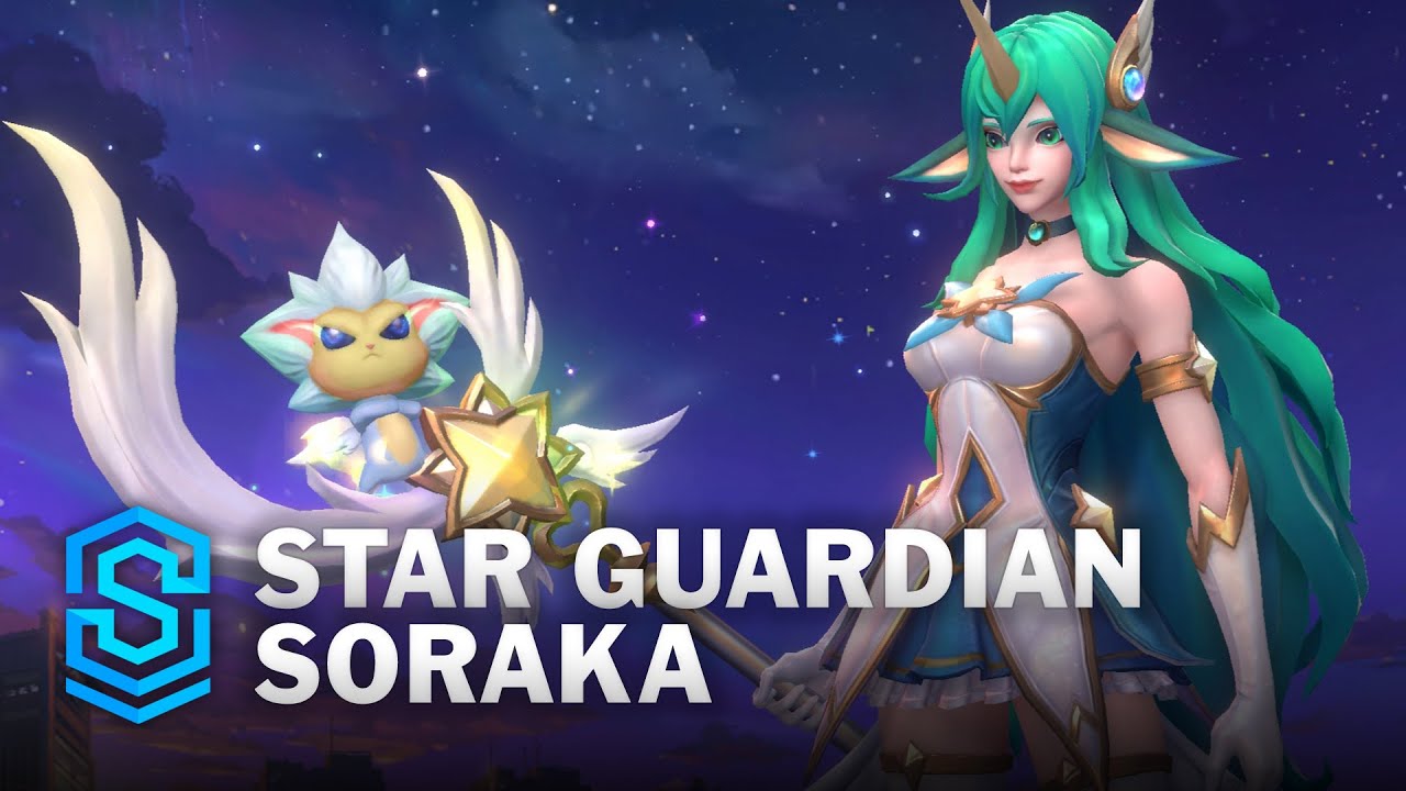 Star Guardian Soraka Wild Rift Skin Spotlight - YouTube