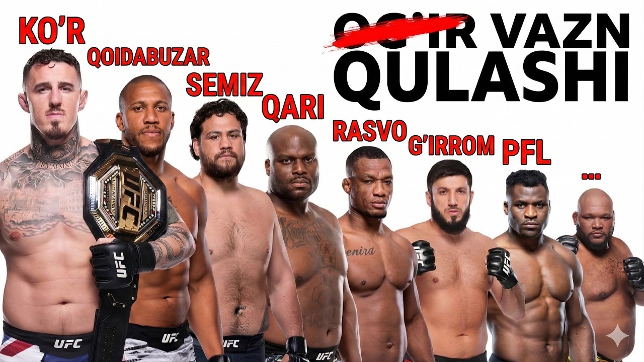 VAZIYAT JIDDIY! CHEMPIONNI KO'ZI OJIZ YOKI ALDAYAPTI? UFC OG'IR VAZN YOPILADI?