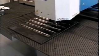 Making hinges on a Boschert CNC punching machine