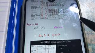 (7) Module 3.1 Classification of Soil. AASHTO (Sample Problem 1 Part 3)