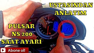 Pulsar NS 200 Saat Ayarı Nasıl Yapılır ?