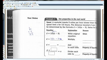 2.5 Reason Using Properties from Algebra