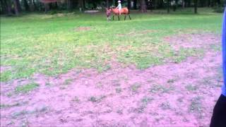 Hannah Riding Guessy Bareback