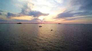 Sunset At Dunedin Marina And Angry Dude In A Rowboat. Yuneec Q500 4K