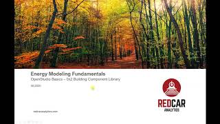 Energy Modeling Course - OpenStudio - 0x2 Building Component Library