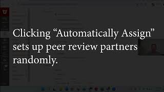 How to assign peer review partners in Canvas