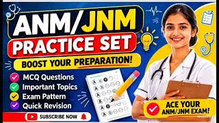 ANM/JNM WBJEE Practice Set🔥
