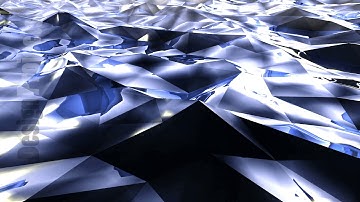 Blue Low Poly Sea Abstract Background. Seamlessly Loopable.