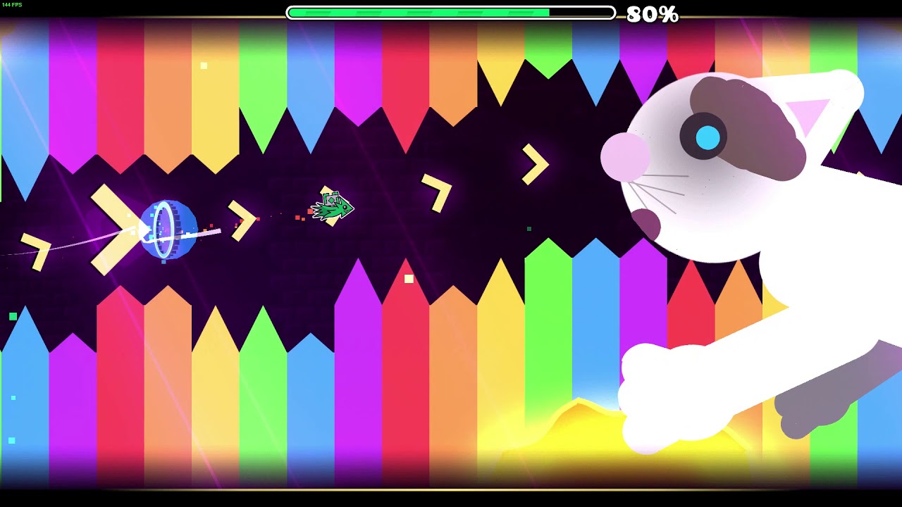 Geometry Dash Electro Cat by Sillow [Insane Demon]