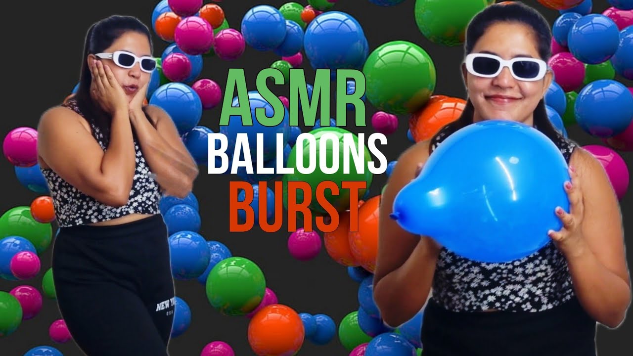 Asmr Catching The Big Balloons The Burst🎈 