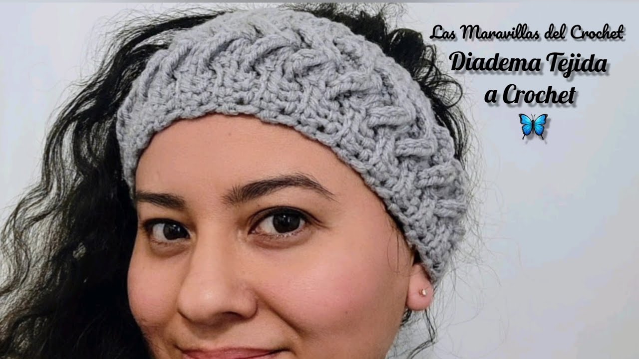 DIADEMA FACIL Tejida a CROCHET  🛍💰🎁 Paso a Paso #handmade #diy #tutorial #LasMaravillasdelCrochet