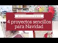 4 PROYECTOS SENCILLOS PARA NAVIDAD - RECOPILATORIO | LLUNA NOVA SCRAP