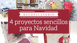 4 PROYECTOS SENCILLOS PARA NAVIDAD - RECOPILATORIO | LLUNA NOVA SCRAP