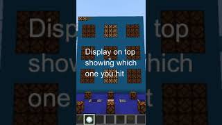 Whack-A-Mole in Minecraft! #shorts