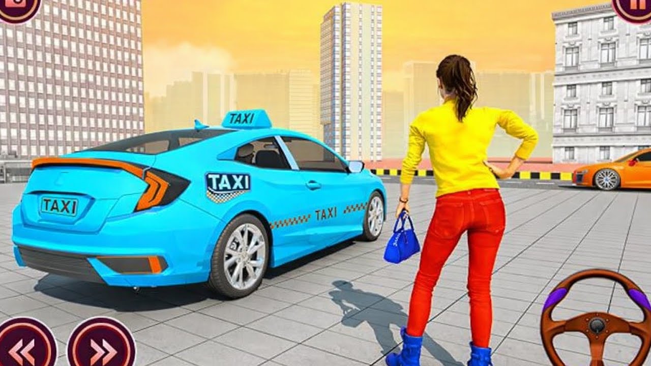 Cab Driving Simulator City Taxi Draving City Taxi Service Draving