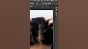 Remove Dandruff in one Sweep with Photoshop  Tutorial #shortsvideo