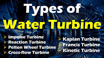 Different Types of Water Turbines (Impulse, Reaction, Pelton, Cross-flow, Kaplan & Francis Turbine)