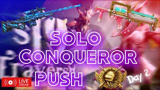 PUBG Mobile - EU Solo Conqueror PUSH - Day 2