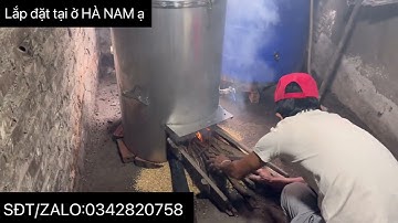 Một bộ nồi hơi nấu rượu 30kg đun củi chất liệu inox304 100% | Hiệu quả và dễ sử dụng