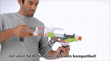 NERF Nerf N Strike Elite Modulus Ion Fire Blaster   Produktdemo Video   B4618EU4 5010994937522 DE UT