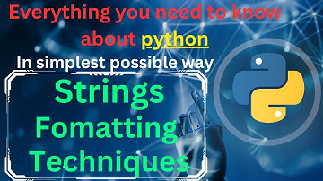 String Formatting techniques in #python | #pythonstrings #pythonforbeginners #stringmanipulation