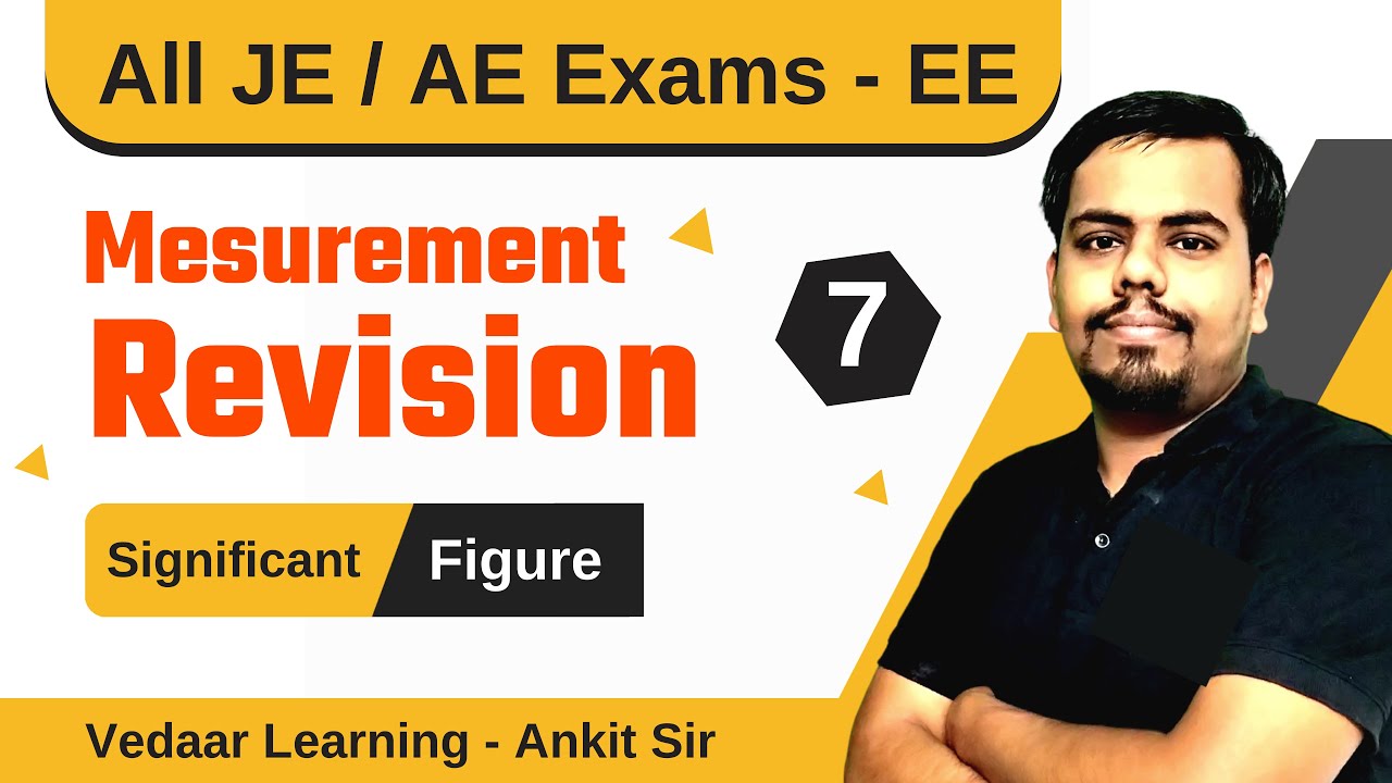 All About Significant Figure II Measurement Revision Series II Important for All JE / AE Exams