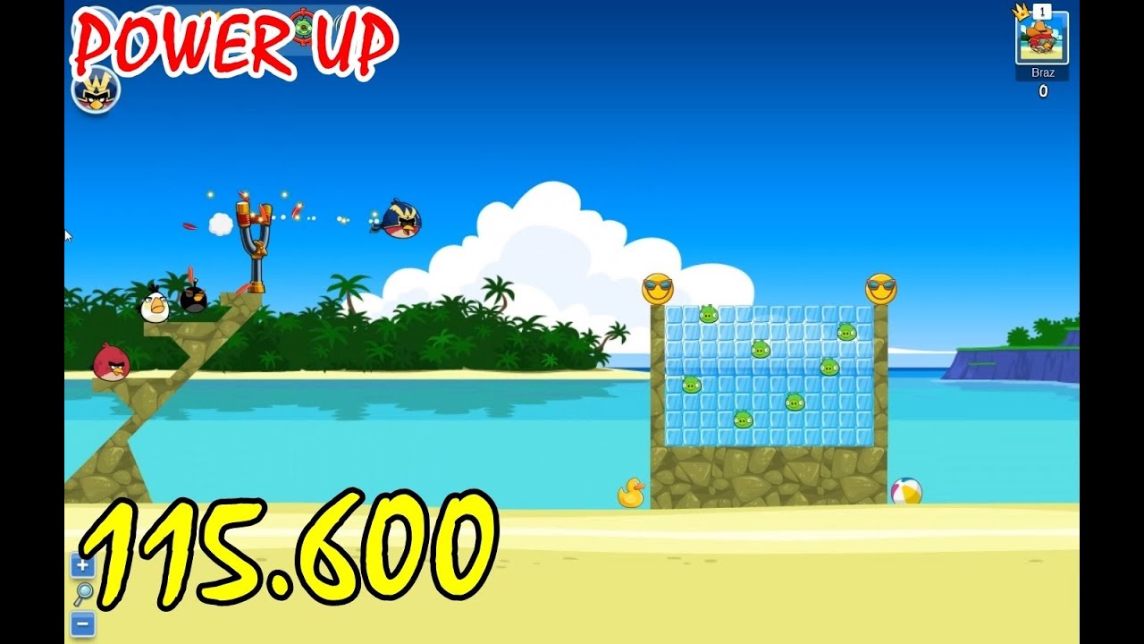 Angry Birds Friends: Week 62 Level 3 High Score 115K - Power Up - Weekly Summer Tournament
