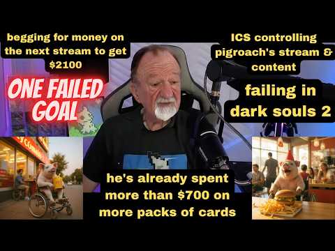 DsP--ICS donating his entire disability check--ICS controlling pigroach's stream & content