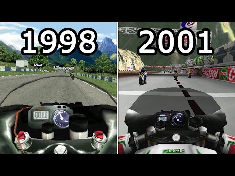 Evolution of Castrol Honda Superbike Games (1998-2001)