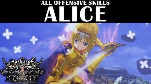 Alice All Skills - Accel World vs Sword Art Online