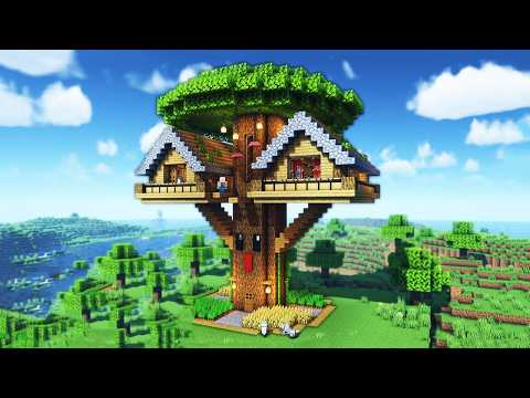 Minecraft Baumhaus bauen Tutorial 1.21 - Baumhaus bauen in Minecraft Survival