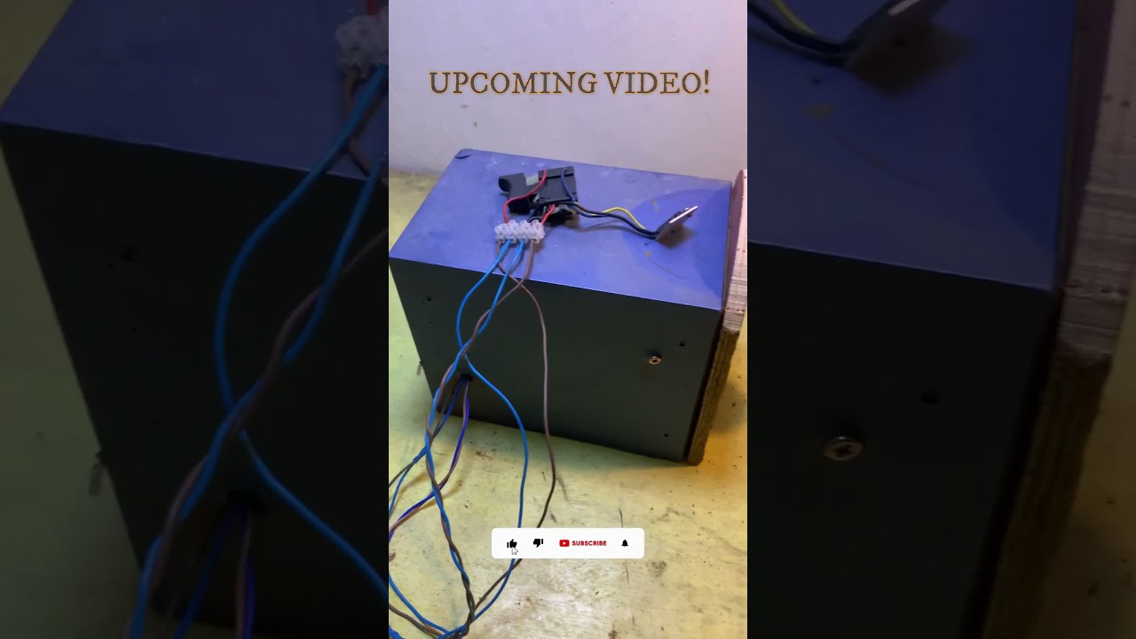 Upcoming video!! Guess what?#coconut #shorts #dcmotor #scrapwood #experiment