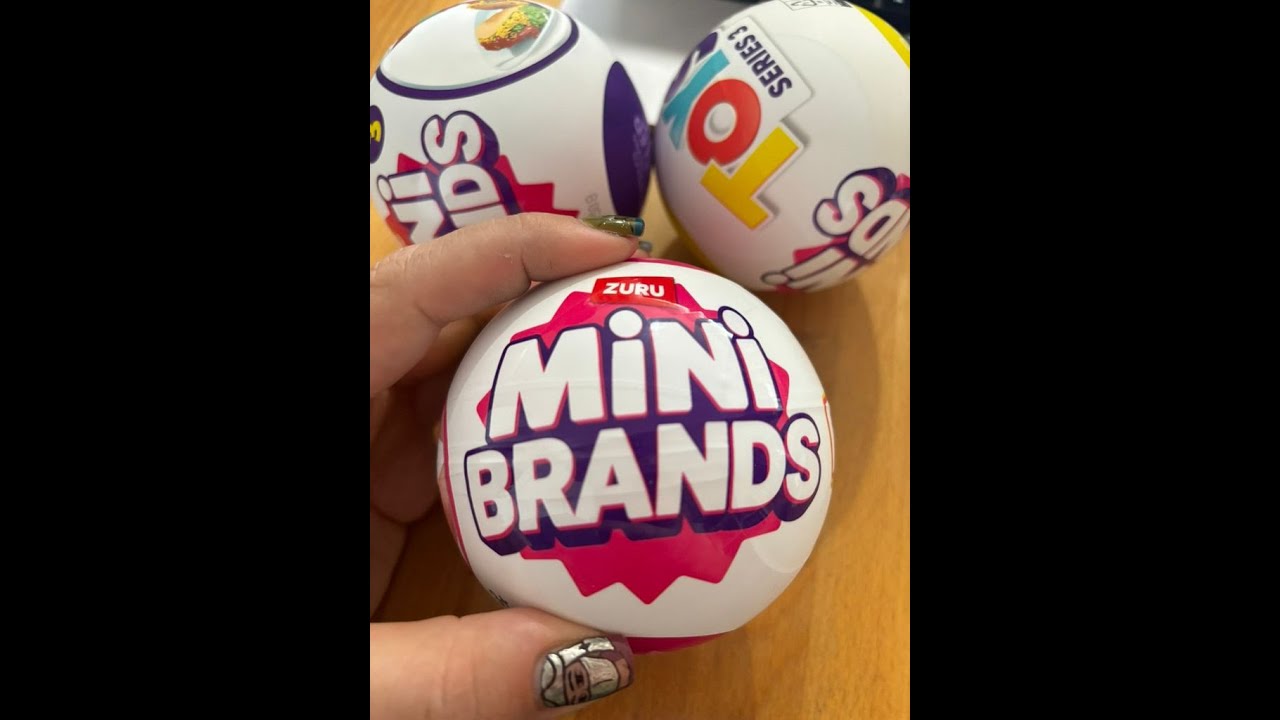 Mini Brands ! 5 SURPRISE ZURU TOYS - Food Gelb Serie 3 - YouTube