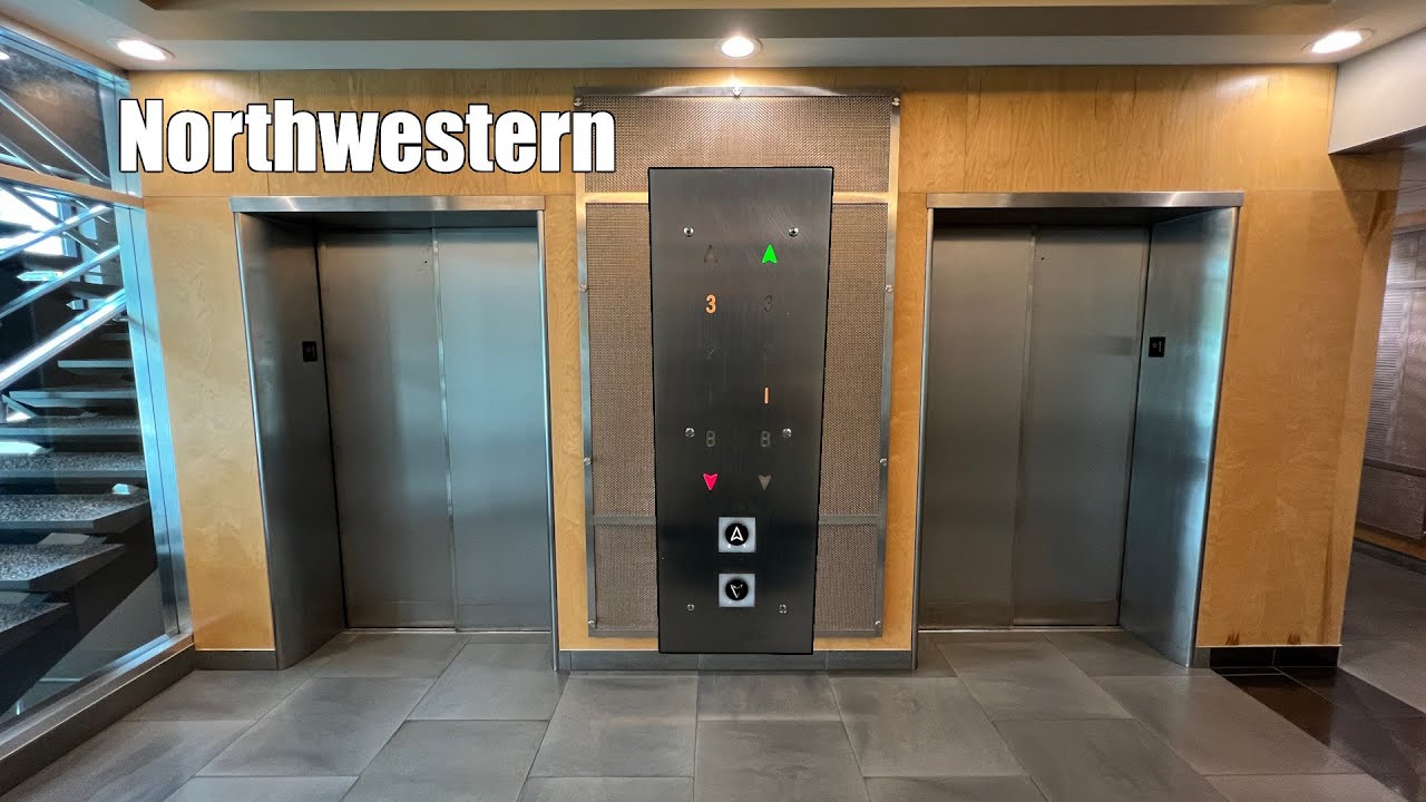 Neat Northwestern Elevators at the Fairview Building in Wauwatosa, WI
