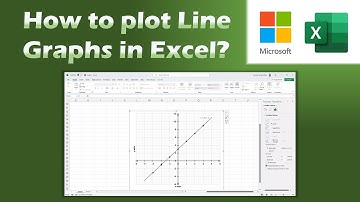 How to plot a Line Graph in Microsoft Excel