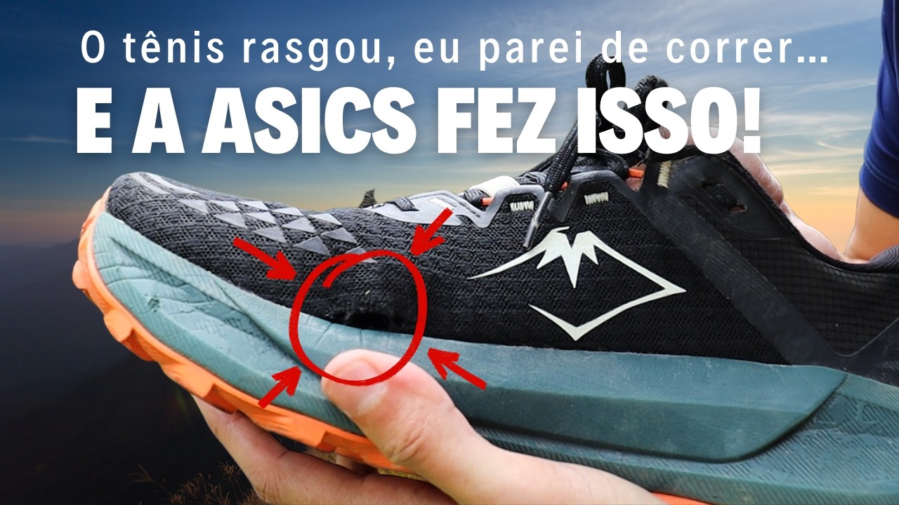 Corri 400 km com o Trabuco 13… ele rasgou, e a ASICS Brasil fez o impensável