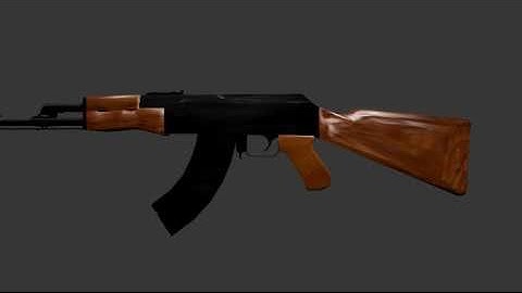AK47 3D Model (work in progress)