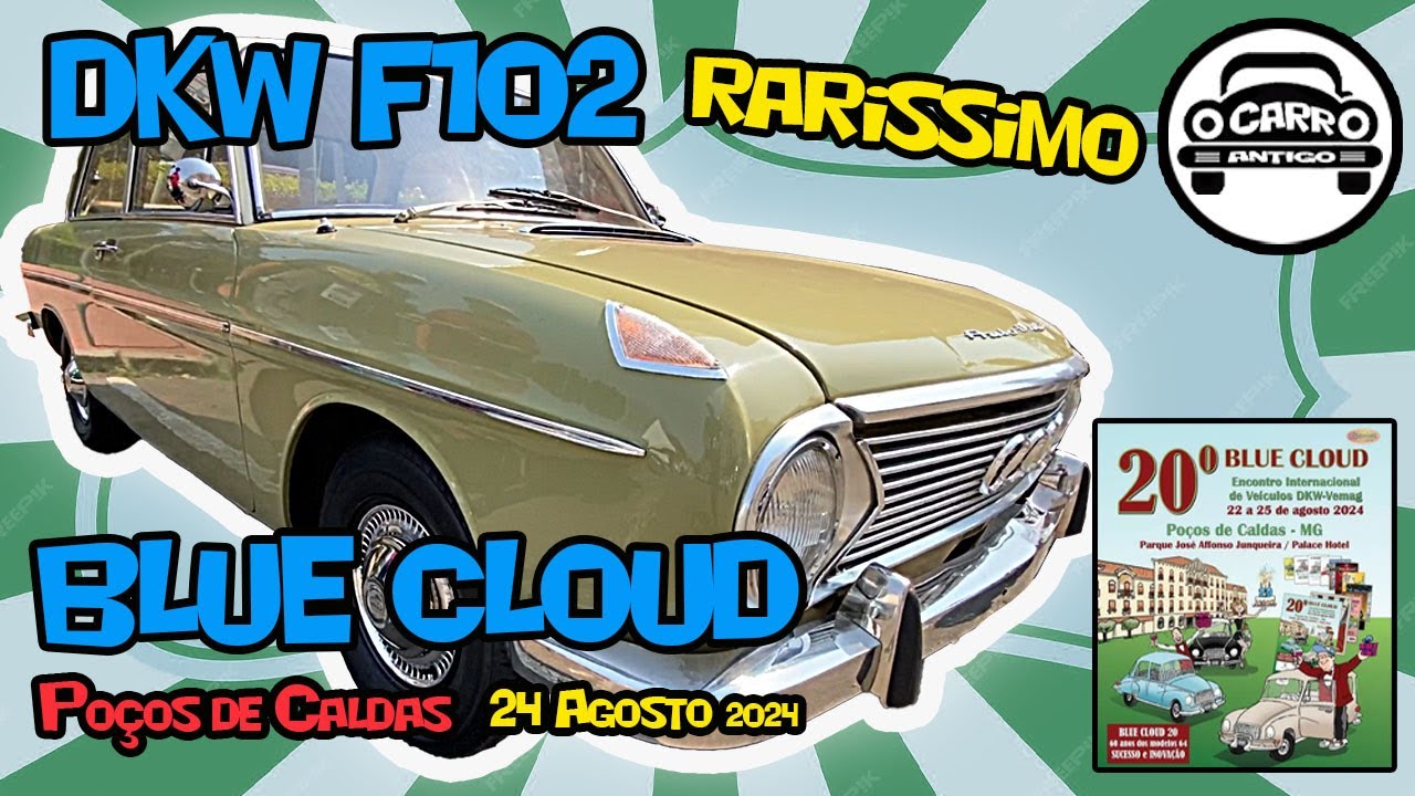 DKW  F102 – Fabricado pela DKW entre 1963 e 1966 – Blue Cloud 2024